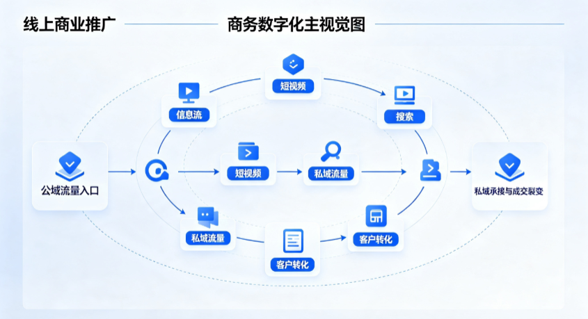 汕头线上商业推广怎么做？全域流量闭环搭建与低成本转化实战指南